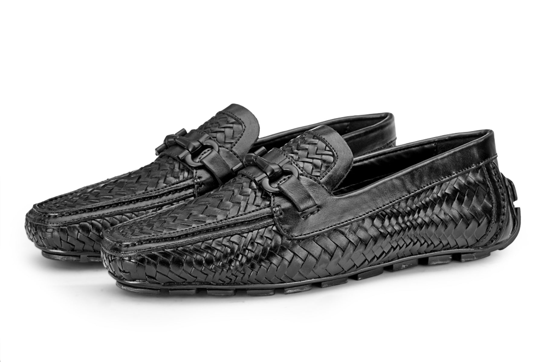 Mens Crocodile Skin Effect Shoes