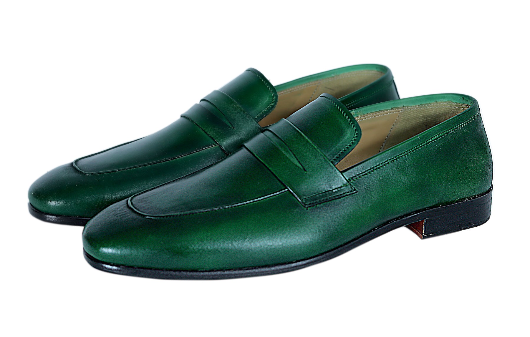 Emerald green clearance mens loafers