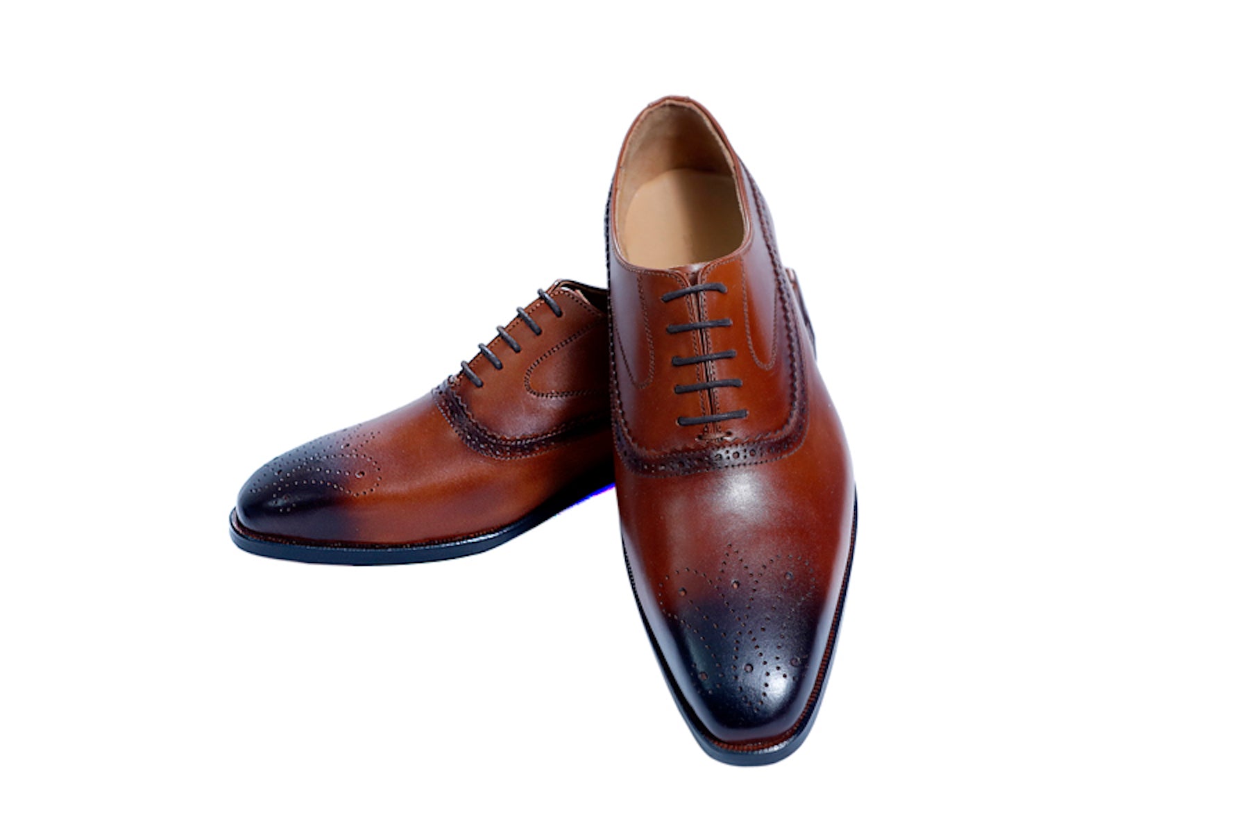 Mahogany Wingtips Brogues